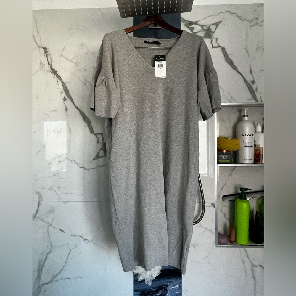 Ralph Lauren grey knit dress